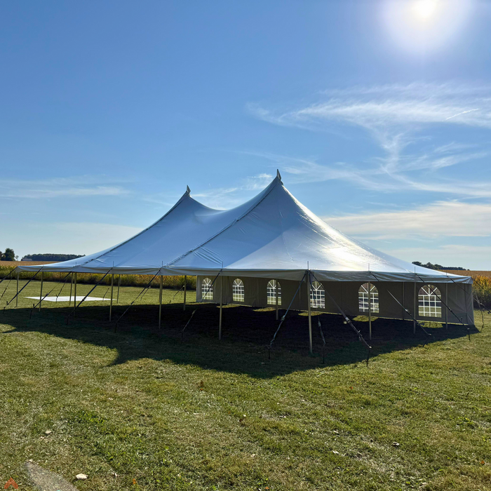 40x60 tent 40x60 Engineered High Peak Pole Tent
