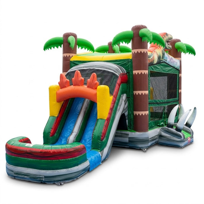 Dino Stampede Bounce House Combo Wet & Dry