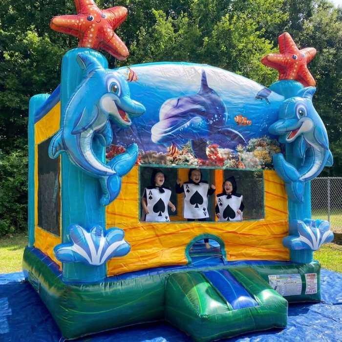 Atlantis Inflatable Castle - 13x13 Commercial Inflatable