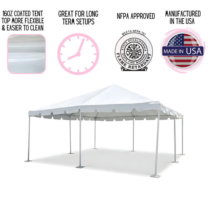 tent usa 20'x20' West Coast Frame Tent- Commercial