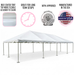 Beyond Tent - Exclusive picture 20x40 Classic Series West coast Tent with NFPA logo, made in the USA logo and 16oz coated material. 