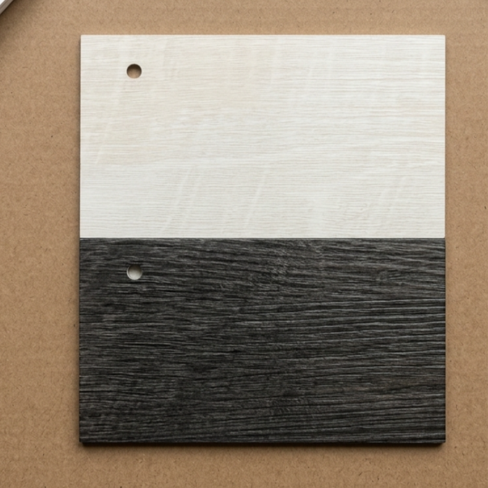 Exclusive Beyond Tent Picture, zoom showing product texture of the white and black tiles. 