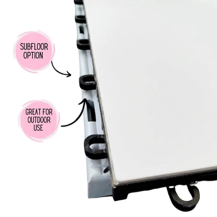 Glossy White Portable Dance Floor