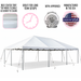 Beyond Tent 20'x30' West Coast Commercial Frame Tent – 16 oz Vinyl Top