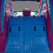 Good Vibes Dual Lane Wet & Dry Combo Bounce House Angle View | Beyond Tent