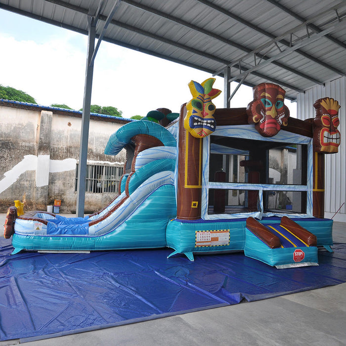 Hawaiian Punch Wet & Dry Bounce House Combo – Side View