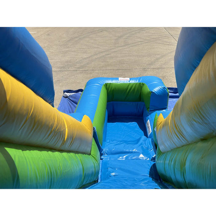 Monster Truck Bounce House Combo with Removable Pool & Slide - Detail
