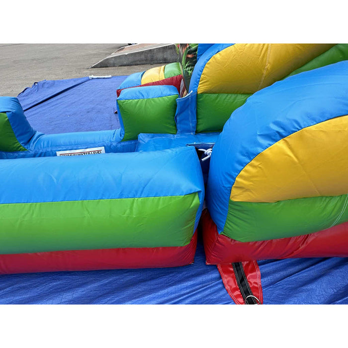 Jungle Bounce House Interior – Basketball Hoop and Pop-Ups | Beyond Tent