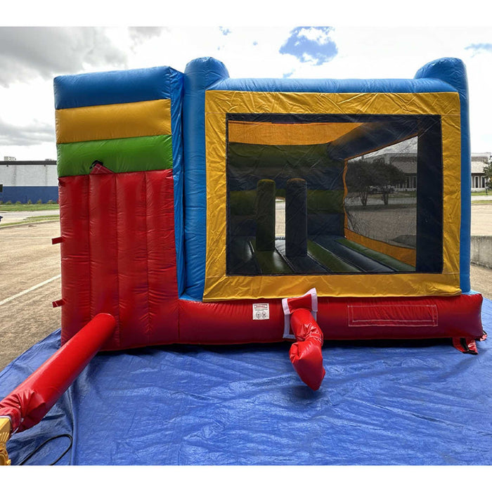 Pirate Adventure Bounce House Combo with Removable Pool & Slide - Interior