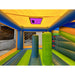 Pirate Adventure Bounce House Combo with Removable Pool & Slide - Slide View