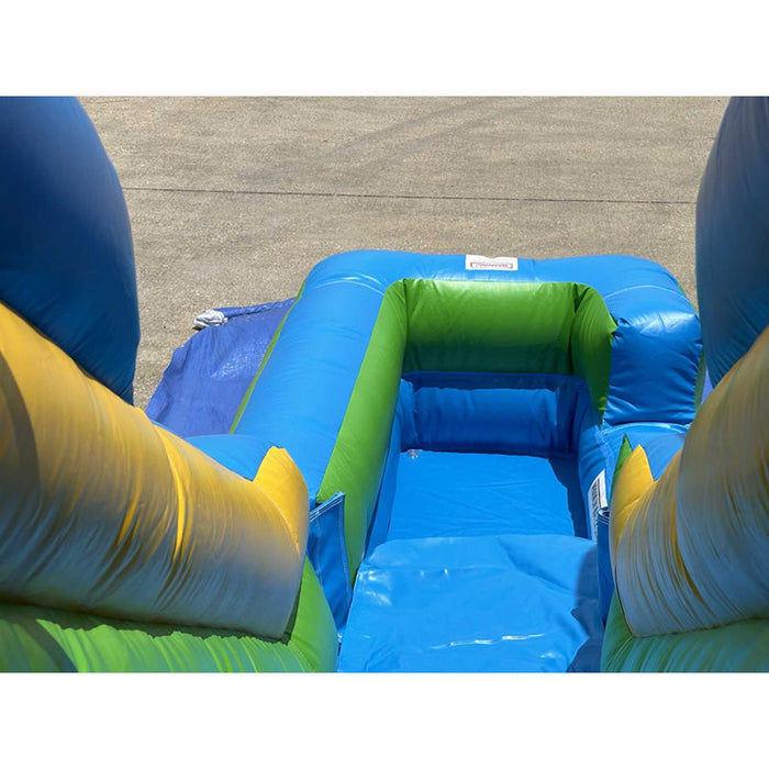 Pirate Adventure Bounce House Combo with Removable Pool & Slide - Detail