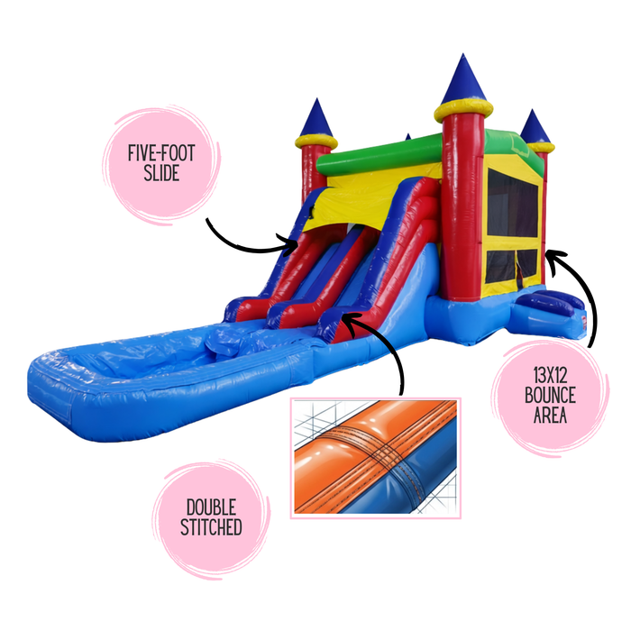 Beyond Tent Castle Combo with Pool