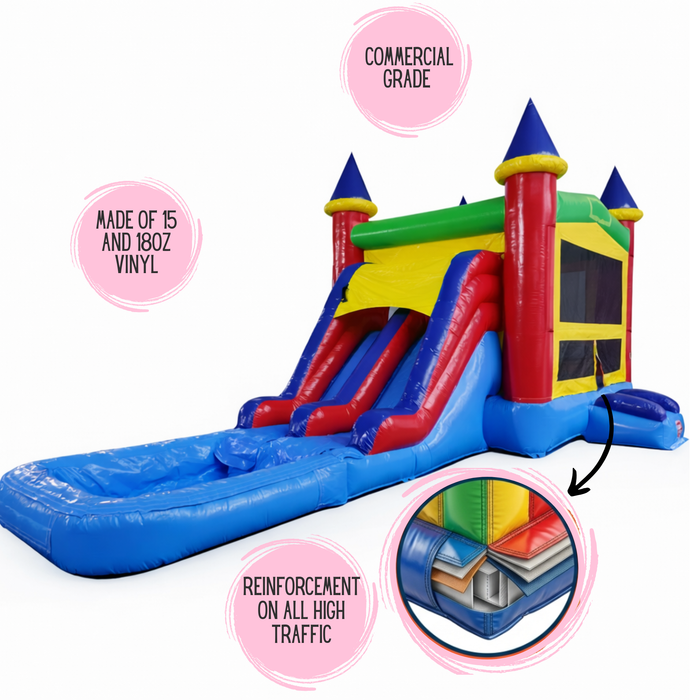 Beyond Tent Castle Combo with Pool