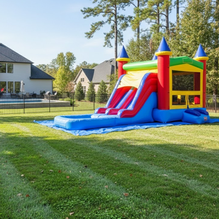 Beyond Tent Castle Combo with Pool