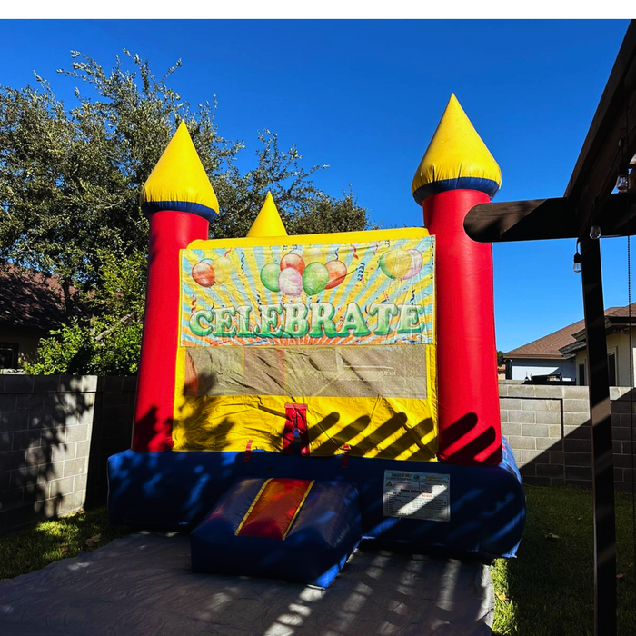 13x13 Rainbow Castle Bouncer