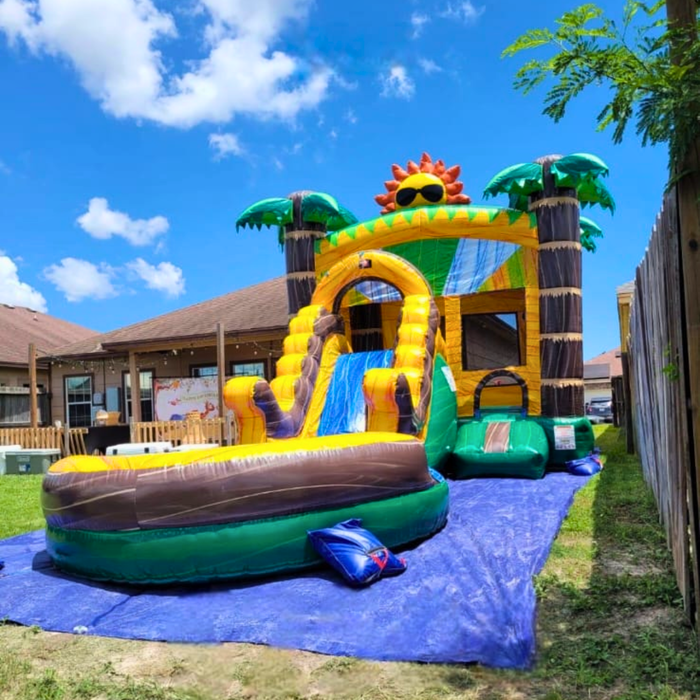 Marble Front Slide Jungle Combo Wet/Dry