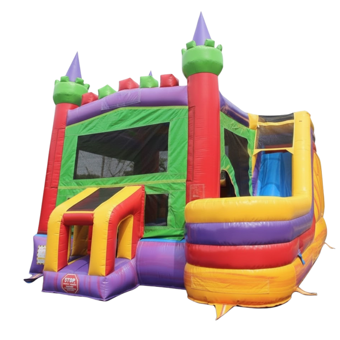 Beyond Tent Royal Splash Wet & Dry Combo -Commercial Grade Inflatable Bouncer