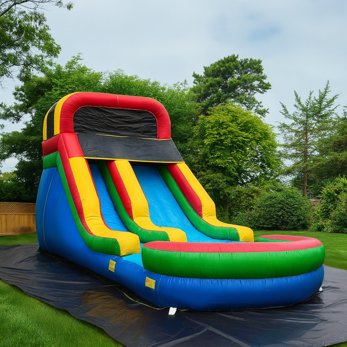 16' Multicolor Wet & Dry Slide