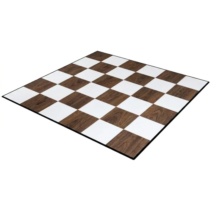 Dark Timber & White Natural Checkered Portable Dance Floor