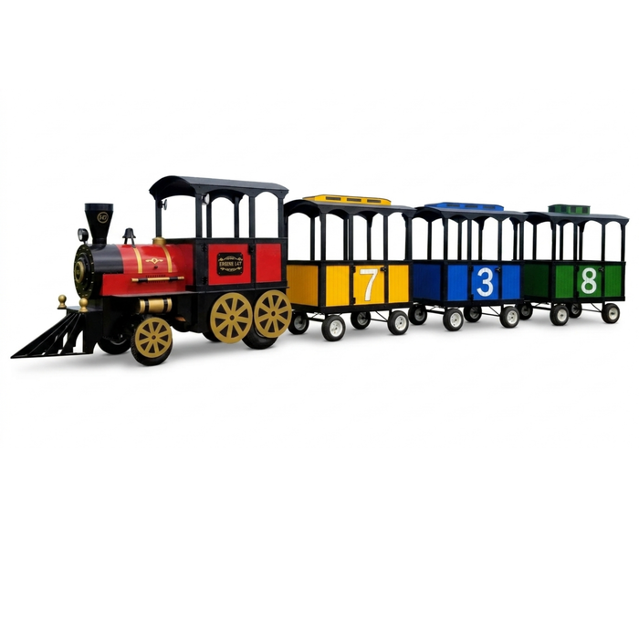 Beyond Tent Frontier Gas Powered Trackless Train - Commercial Grade