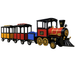 Beyond Tent Frontier Gas Powered Trackless Train - Commercial Grade in a white background. 