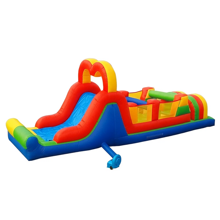 32' Turbo Run Inflatable Obstacle Course - Commercial Grade