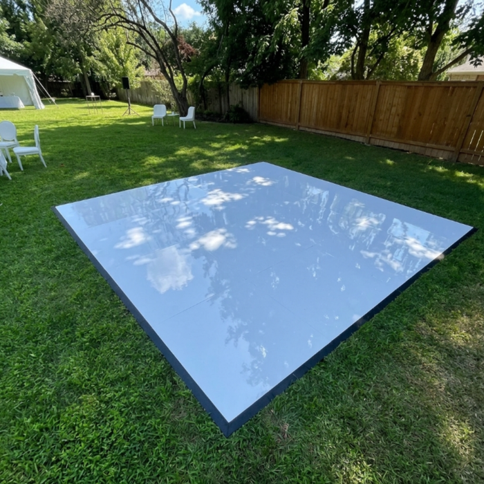 Glossy White Portable Dance Floor