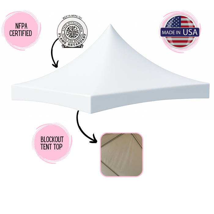 20x20 High Peak Pole Tent Top