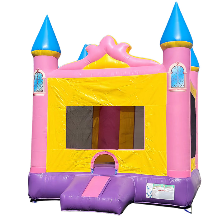 13x13 Lightweight Pink Castle Bouncer