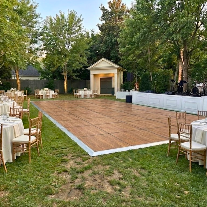 New England Plank Laminate Portable Dance Floor - Subfloor Included