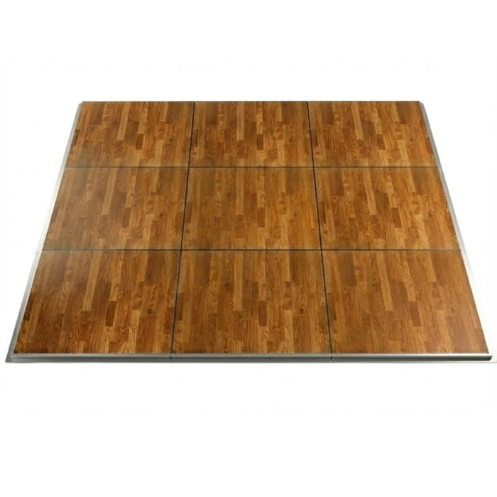 New England Plank Laminate Portable Dance Floor - Subfloor Included