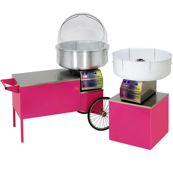 Large Deep Well Pink Cotton Candy Cart