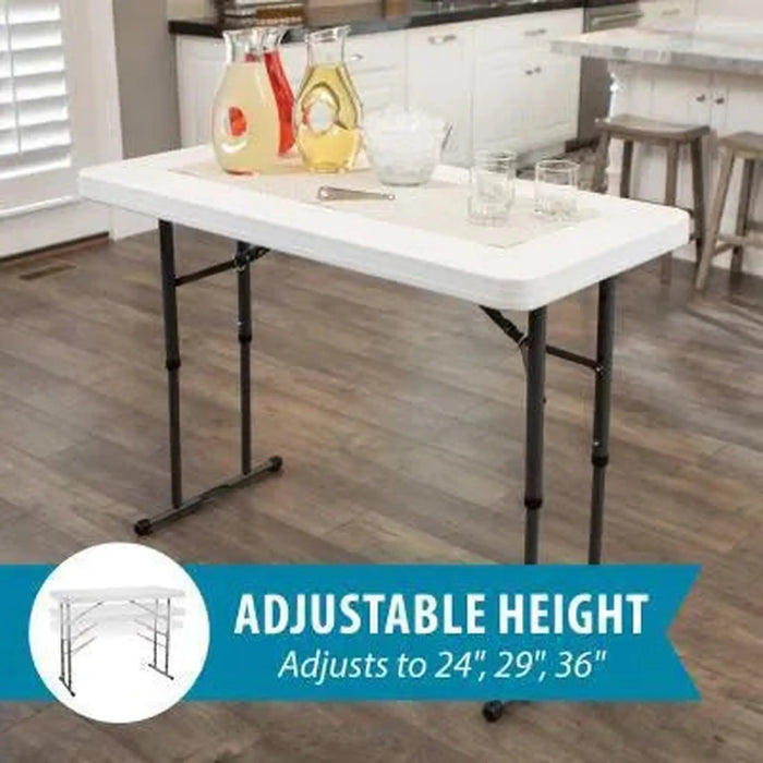 Lifetime 4' Adjustable Height Table