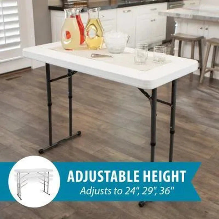Lifetime 4' Adjustable Height Table — Beyond Tent - Main Image