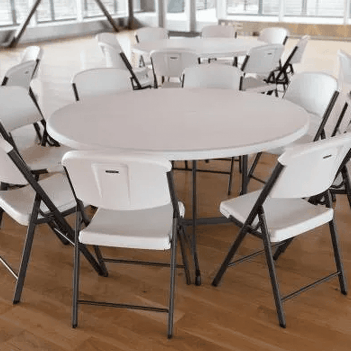 Lifetime 60" Round Fold-In-Half Table