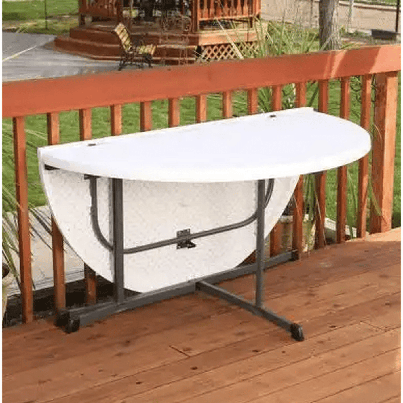 Lifetime 60" Round Fold-In-Half Table — Beyond Tent