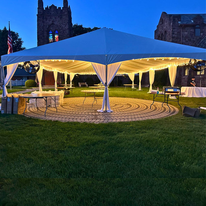 20x40 Master Series Frame Tent - Commercial White Event Canopy