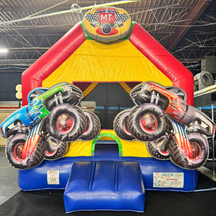 monster tent 13x13 Monster Trucks Bouncer — Beyond Tent