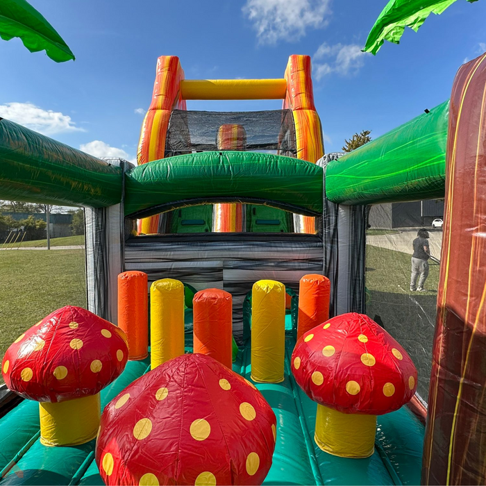 61' Dino Dash Obstacle Course