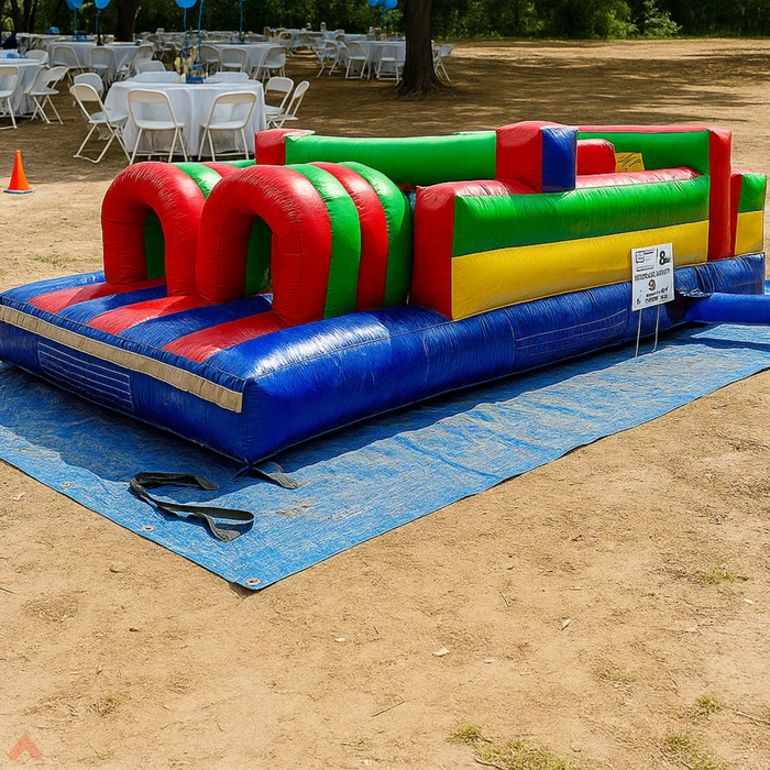 20' Action Zone Inflatable Obstacle Course – Commercial Grade