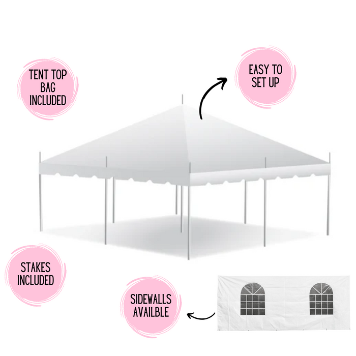 20x20 Premium Pole Tent