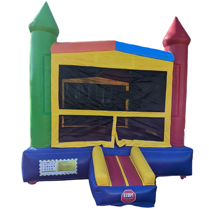 Front Entry Rainbow Castle Bouncer
