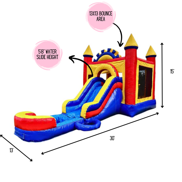 Beyond Tent Rainbow Play Wet & Dry Unisex Combo measurements. 