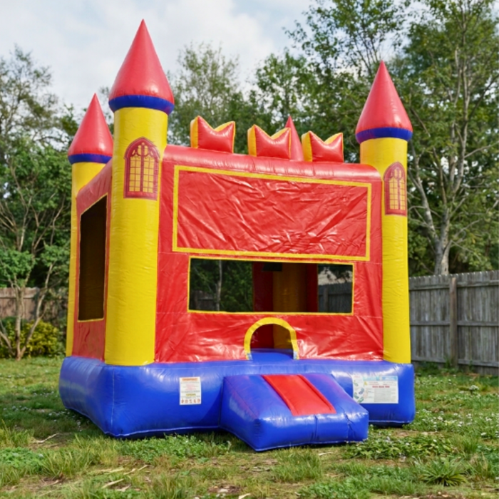 Red Kingdom Bounce House - 13x13 Commercial Inflatable