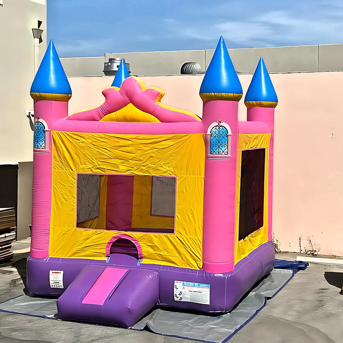 13x13 Lightweight Pink Castle Bouncer