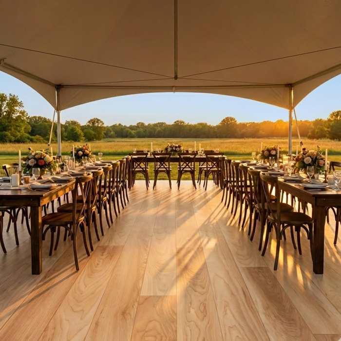 Premium Dark Maple Rolled Vinyl Flooring