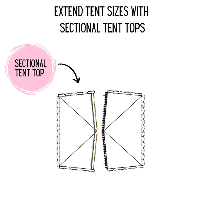 tent section 20'x20' West Coast Frame Tent- Commercial