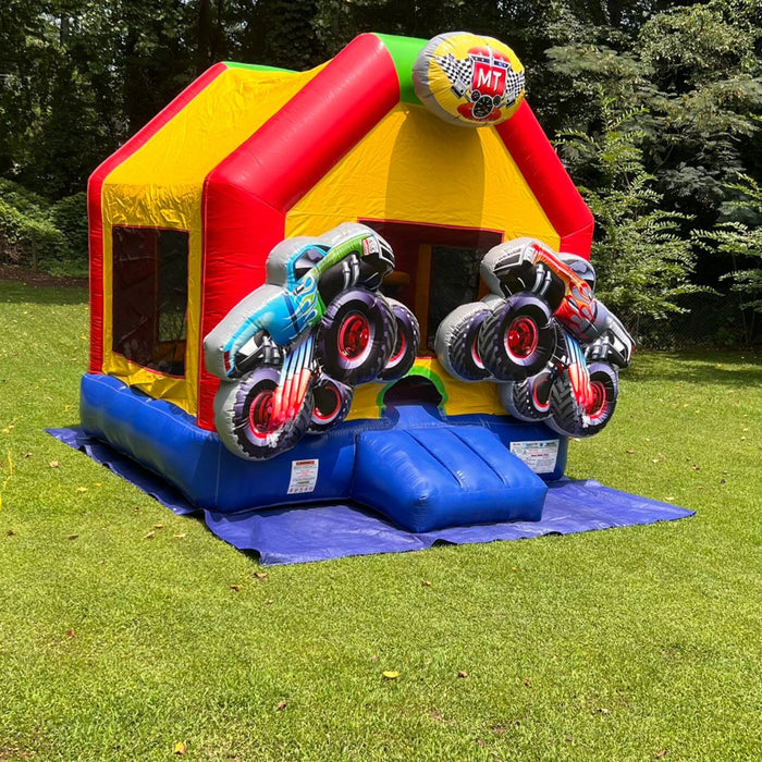 monster tent 13x13 Monster Trucks Bouncer — Beyond Tent