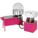 Small Pink Cotton Candy Rolling Stand