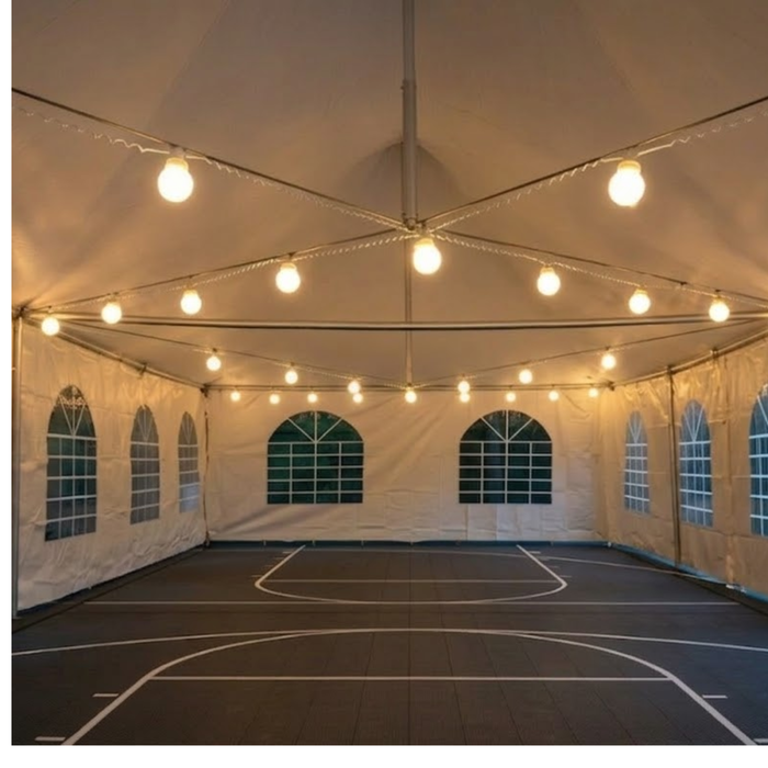globe tents 25’ Tent Globe Lights
